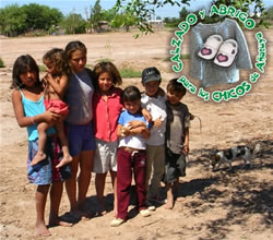 Campa�a de calzado, medias y ropa de abrigo para los ni�os de A�atuya